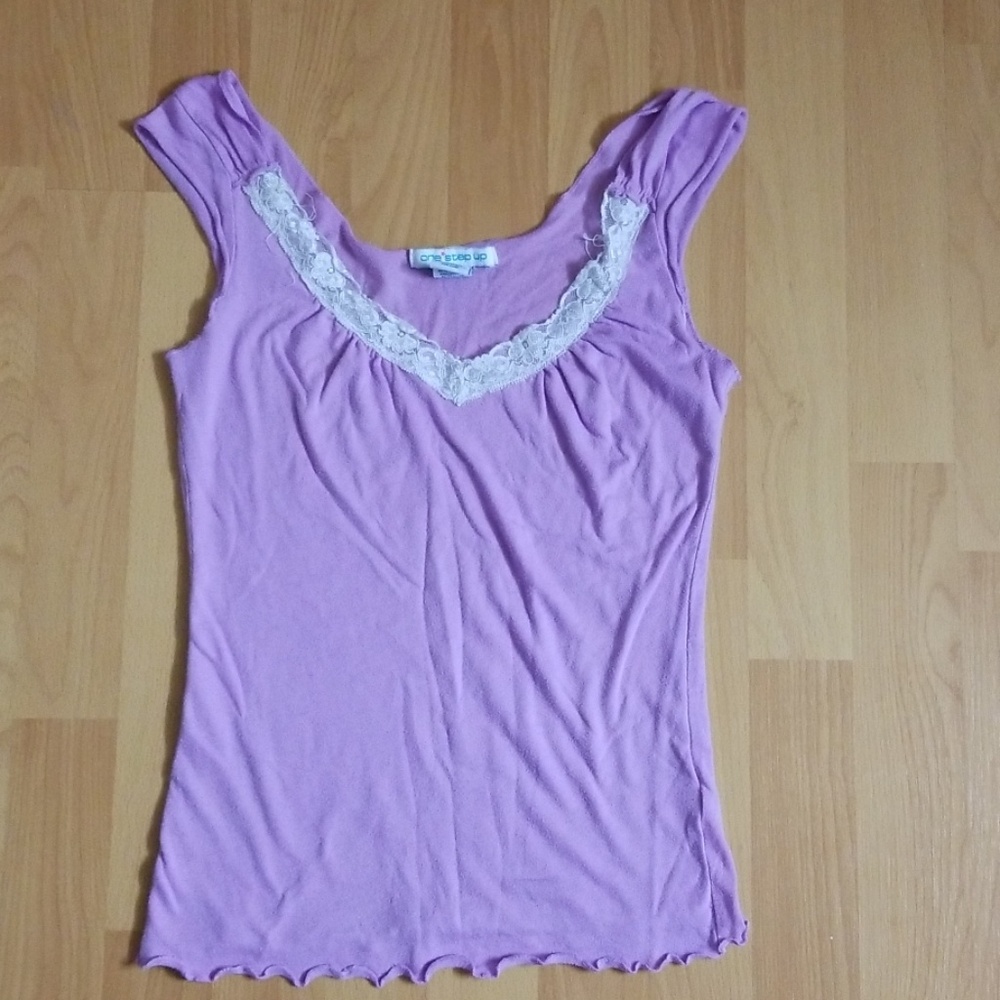 Womens laced tank